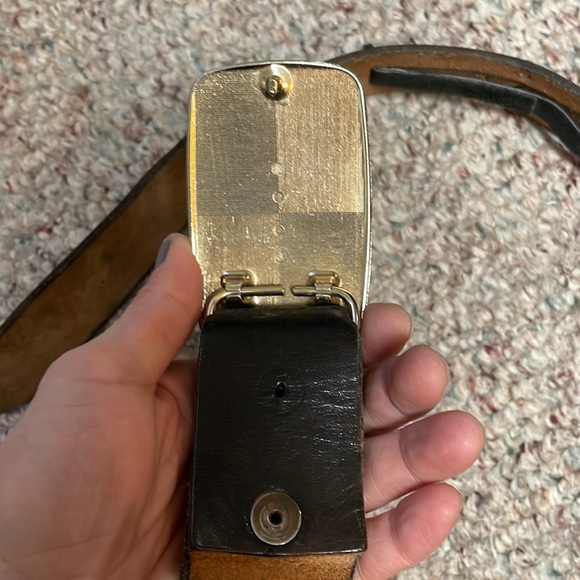 Vintage leather belt - Picture 6 of 8